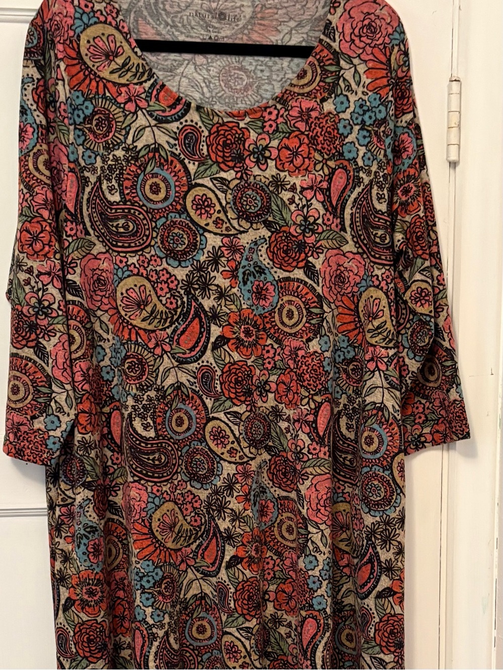✨ Natural Life Floral Paisley Knit Maxi Dress ✨
